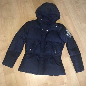 kids navy polo ralph lauren puffer jacket